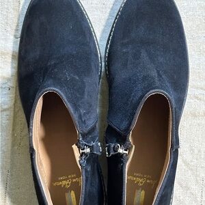 Sam Edelman Black Suede Ankle Boots